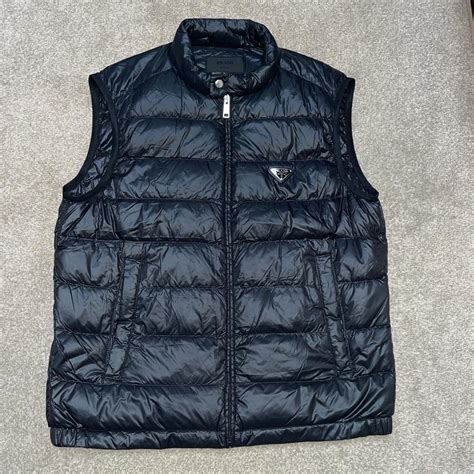 bodywarmer prada|prada gilet men's.